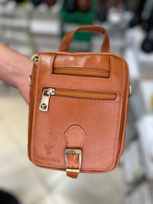 کیف دوشی مردونه تمام چرم کد017
