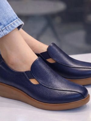 کفش چرم طبی زنانه کد B20